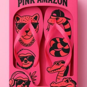 Pink Jungle Squad – Sandália Selvagem de Estilo